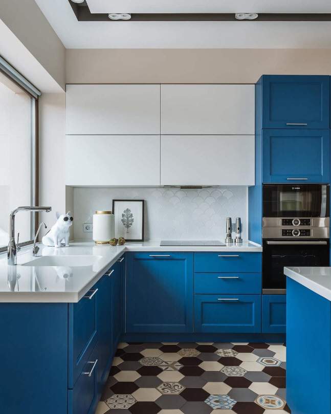 kitchen trend 2021 a pop of color