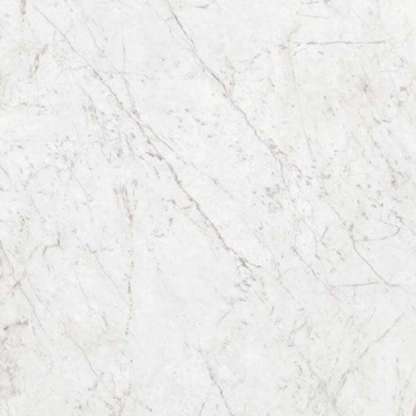 White porcelain slab texture with subtle gray veins.