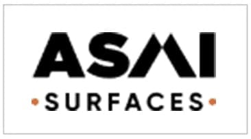 ASAI Surfaces logo for quartz and engineered countertop surface materials.