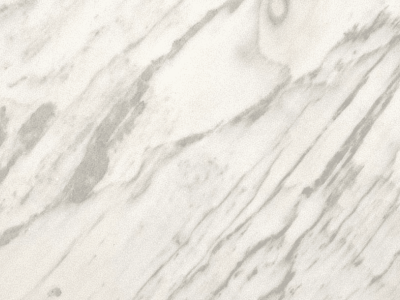 Close-up of Calacatta Splendor marble highlighting bold gray veining, layered movement, and natural variation across a white marble surface.